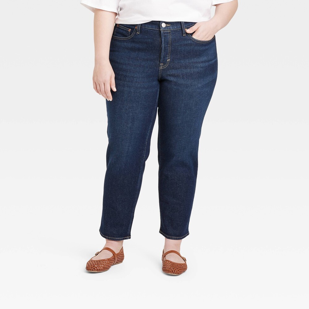 Mid-Rise 80's Slim Fit Jeans - Blue 17